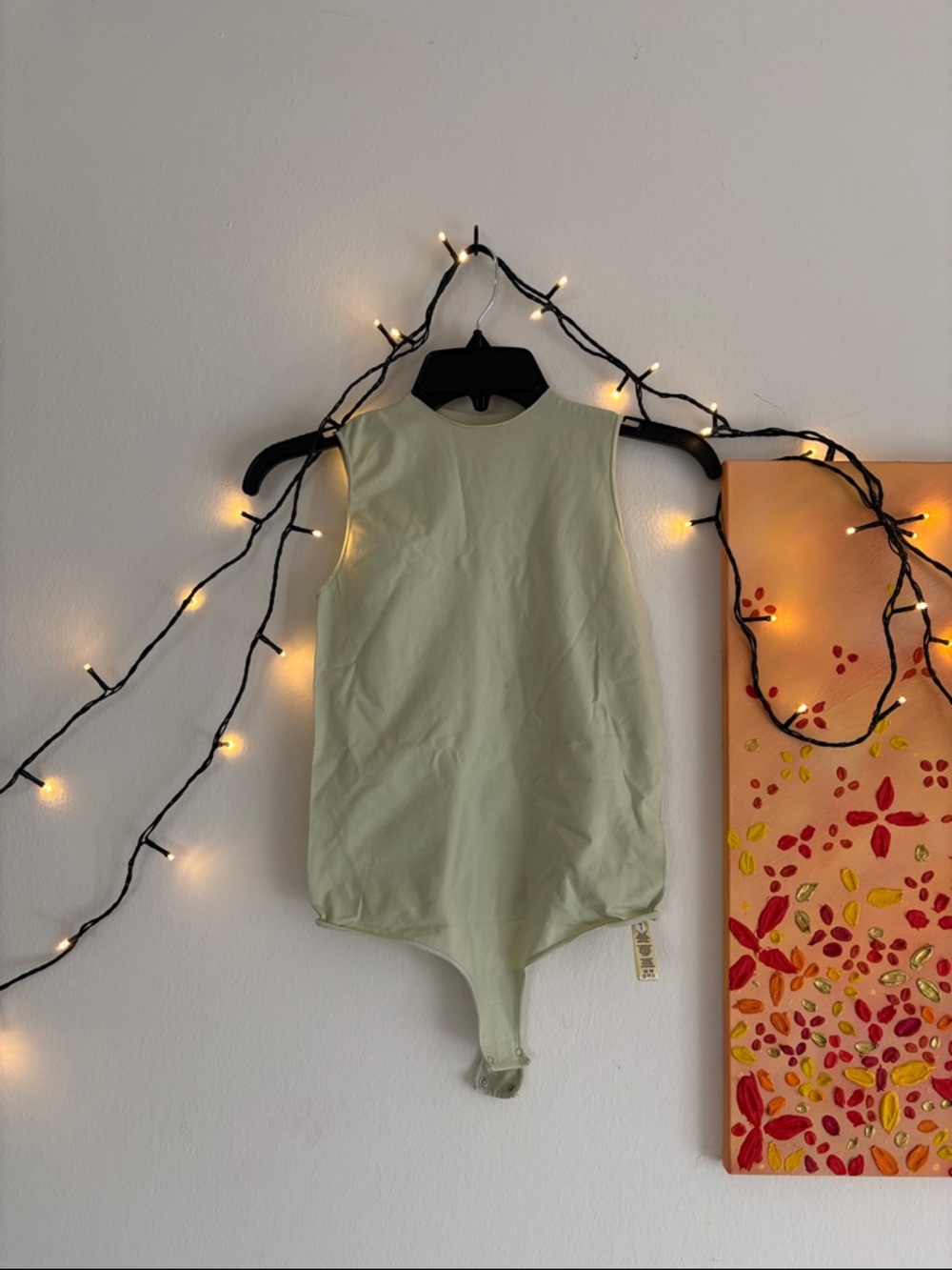 SKIMS Sleeveless Sage Green Bodysuit